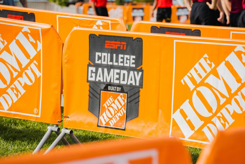 College football game day